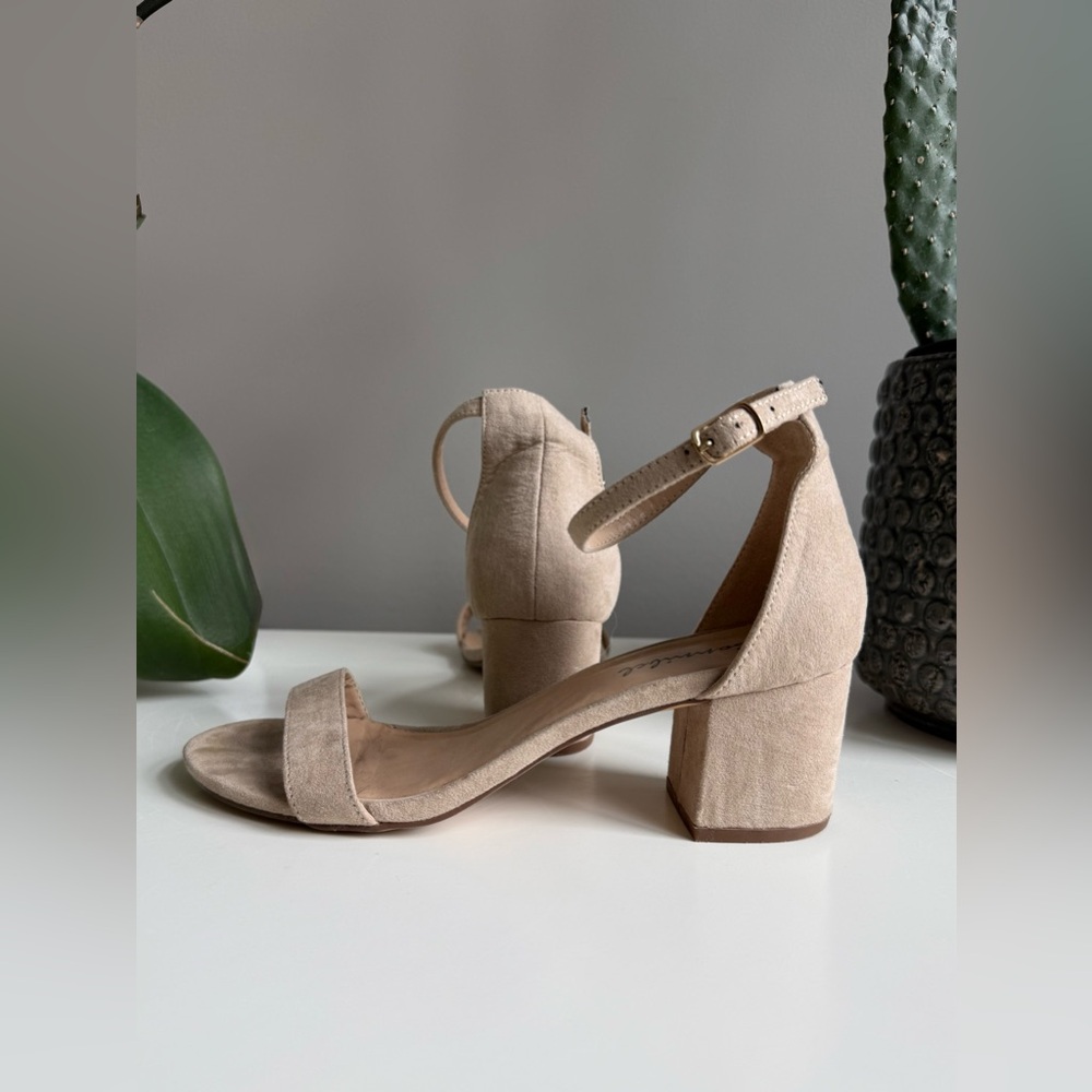 Bonnibel Ankle Strap Open Toe Heels